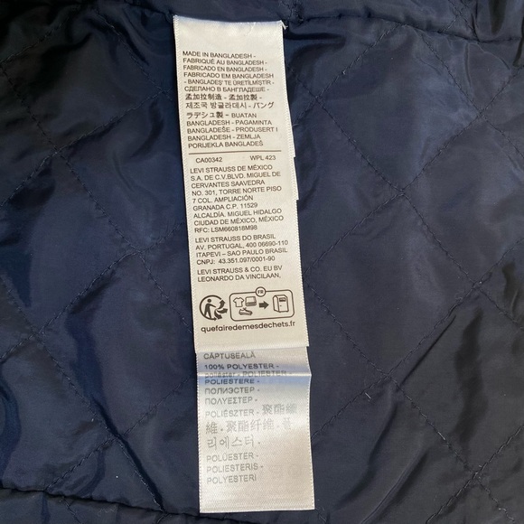 Best Seller New Levi's Bree Barn Striped Jacket Women's L - Picture 9 of 15